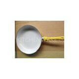 28cm White Ceramic Coating Stamped Fry Pan With Induction Bottom thumbnail-1
