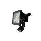 Explosion Proof Exterior PIR LED Flood Lights 50W 140 Degree 8m - 12m Sensor 110V - 240V AC