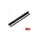 24 Port UTP Cat5e Krone Patch Panels 1U Cat5e Patch Panel With Inline Coupler