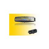 Bluetooth handsfree car kit rearview mirror + SD card,TTS and MP3 play