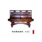 Elm Carving Flower Chair，chairs，Elm Furniture thumbnail-1