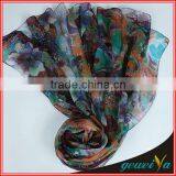 Digital Printed Flower Hot Hijab Sexy Women Scarf thumbnail-1