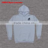 Blank sublimation fleece hoodie with pocket