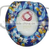 Baby Soft Padded Potty Training Toilet Seat With Handles