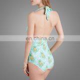 Wholesale Chian Swimwear Lovely Bikini Swimwear 2016 Women Beautiful Girl Halter Bikini thumbnail-2