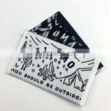 High Quality Custom Damask Clothing Woven Label