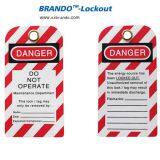 Safety Lockout Tagout PVC Padlock Label Safety Tag and Sign thumbnail-2