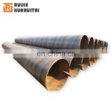 spiral steel tube pipe spiral welded 20" carbon steel tube