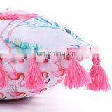 UV Resistance Waterproof Outdoor Pillow With Tassel for Beach and Garden Ins Flamingo Style Outdoor Cushion thumbnail-2
