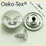 Dull Silver Jeans Button Customized Logo