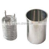 Нержавеющая стальная двойная спиральная охлаждающая катушка с наружным диаметром трубки 1/4