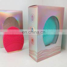 Mini Type USB Rechargeable Face Cleaning Beauty Skin Care Tool Silicone Waterproof Facial Cleaning Brush thumbnail-1