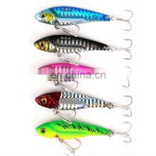 7g 10g 14g 17g 20g Top Quality Shiny Metal Baits Fishing VIB Lure With Treble Hooks 3D Eyes thumbnail-2