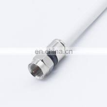 75 Ohm Coaxial Cable Bare Copper Conductor PVC Jacket Shield Cable Rg6 Coaxial Cable RG6