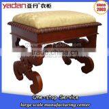 Antique Wooden Dresser Stool Bedroom Stool for Home/hotel Use thumbnail-4
