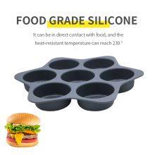 Kitchen Accessories Home and Kitchen Gadgets Silicone Baking Bread Mold Burger Bun Mold Baking Tools Silicone Hamburger Mold thumbnail-3