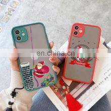 Christmas Claus Deer Black Anti-Scratch Shockproof TPU Phone Case Mobile Phone Case for IPhone 12 /13ProMax thumbnail-2