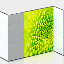 New Product Customized Advertising Display Backlit Light Box LED Aluminium Banner Stand