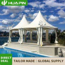 5x5 Meters White Outdoor Commercial Heavy Duty Aluminum Frame PVC Canopy Wedding Party Tent thumbnail-2