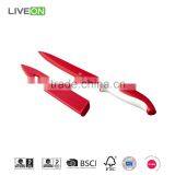 Red Blade Non- Stick Coating Slicing Knife With PP Sheath thumbnail-1