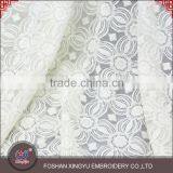 2015 Latest Design Customized Lighting White Embroidered Tulle Net Lace Fabric for Girls Dress thumbnail-2