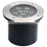 12X1W Square LED Recessed Stainless Steel Underground Light for Outdoor or Garden Decoratrion thumbnail-2