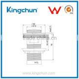 Watermark China Supplier Pop Up Click Clack Basin Waste Accessories With Overflow (K80) thumbnail-2