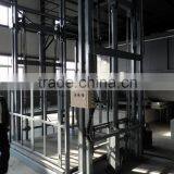 NEW Building Materials Warehouse Platform Lift Guide Rail Hydraulic Lifting Platform thumbnail-5