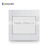 Glass Material White Color Home 1 Gang Wall Switches