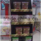 Customized Promotion Cardboard Floor Diaplay For Food In Supermarket thumbnail-3
