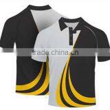 High Quality Sublimation POLO SHIRTS / New Customize 100% Polyester Sublimation Polo Shirts for Mens thumbnail-5