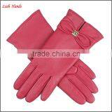 Women's Winter Genuine Leather Hand Gloves thumbnail-1