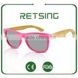 Plastic Frame Bamboo Arms Sunglasses Handmade, Bamboo Eyewear, Bamboo Sunglasses China thumbnail-6