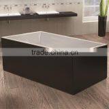 Luxury Hotel Black Color Free Standing Used Bathtub thumbnail-1