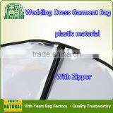 Clear PVC Material Garment Bag Cover/ Wedding Dress Garment Bag Cover thumbnail-1