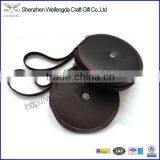 Top Grade Thin Round Leather CD Wallet Hot Sale
