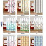 PVC Flocking Printing Shower Curtains Elegant thumbnail-1