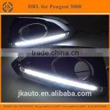 Wholesale LED DRL Light for Peugeot 3008 Super Quality Daytime Running Lights LED for Peugeot 3008
