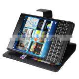 Stylish Flip Leather Case For BlackBerry Q30 Wallet Case For BB Q30 Case thumbnail-2