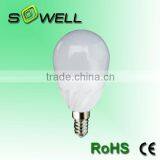 3W/4W/5W6W E14/E27 45*78mm 2835SMD Plastic+Aluminum CE/RoHS PWM Dimmable LED Light Bulbs Quality Choice