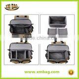 Fashion Canvas Camera Bag for PENTAX, CANON NIKON Camera Shoulder Bag Durable Dslr Camera Bag With Leather thumbnail-2