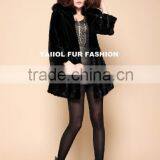 Natural European Silver Mink Fur Coat From China Supplier thumbnail-1