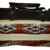 Handmade Moroccan Kilim Handbags Genuine Leather and Kilim New Style Ref444 thumbnail-2