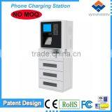 No MOQ Coin Operated 4 Digital Lockers Wall Mount Cell Phone Charging Station APC-04A thumbnail-3