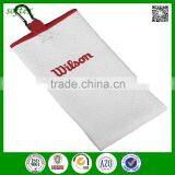 Custom Woven Microfiber Golf Towels Custom With Grommet Hooks thumbnail-2