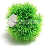 Hot Sale 2015 New Arrival Beautiful Aquarium Plastic Green Seaweed Moss Ball Decoration For Fish Tank thumbnail-2