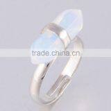 2015 Beautiful White Fire Opal Jewelry Gemstone rings