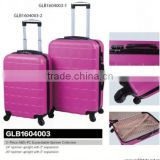 New 3 pcs travel luggage ABS trolley hard shell suitcase with TSA lock