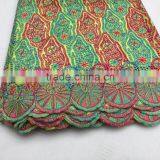 Latest Design Cotton Voile Fabric Royal Blue Swiss Voile Lace thumbnail-2