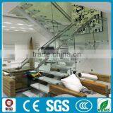 Glass Wood Straight Stairs, Staircase Chinese Supplier--YUDI thumbnail-1